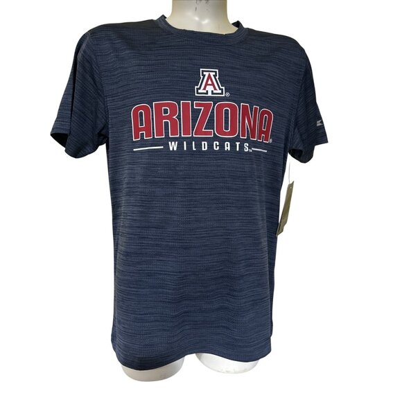 NEW Arizona Wildcats Colosseum Blue SS Crew Neck Tee Shirt Youth M 12-14 - Picture 1 of 7